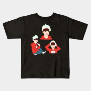 yoongi shark doo doo ddo doo Kids T-Shirt